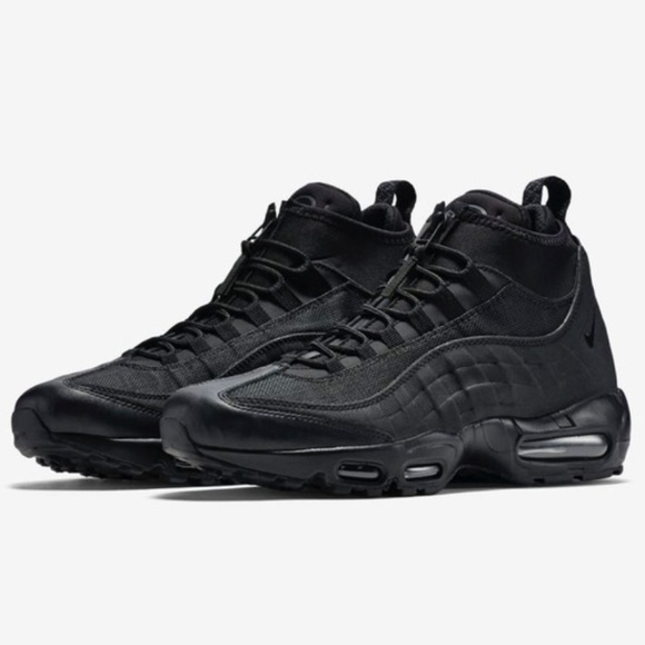 Mens Nike Air Max 95 All BlackTriple Black Mens Nike Air Max 95 All BlackTriple Black